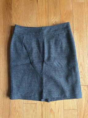 Banana Republic Charcoal Gray Pencil Skirt